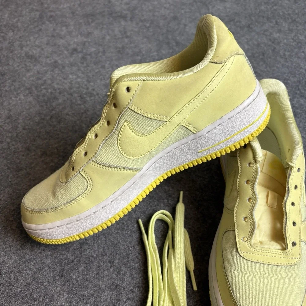 Nike Air Force 1 LV8 GS Citron Tint Yellow Sneakers Size 7Y AV8183-800